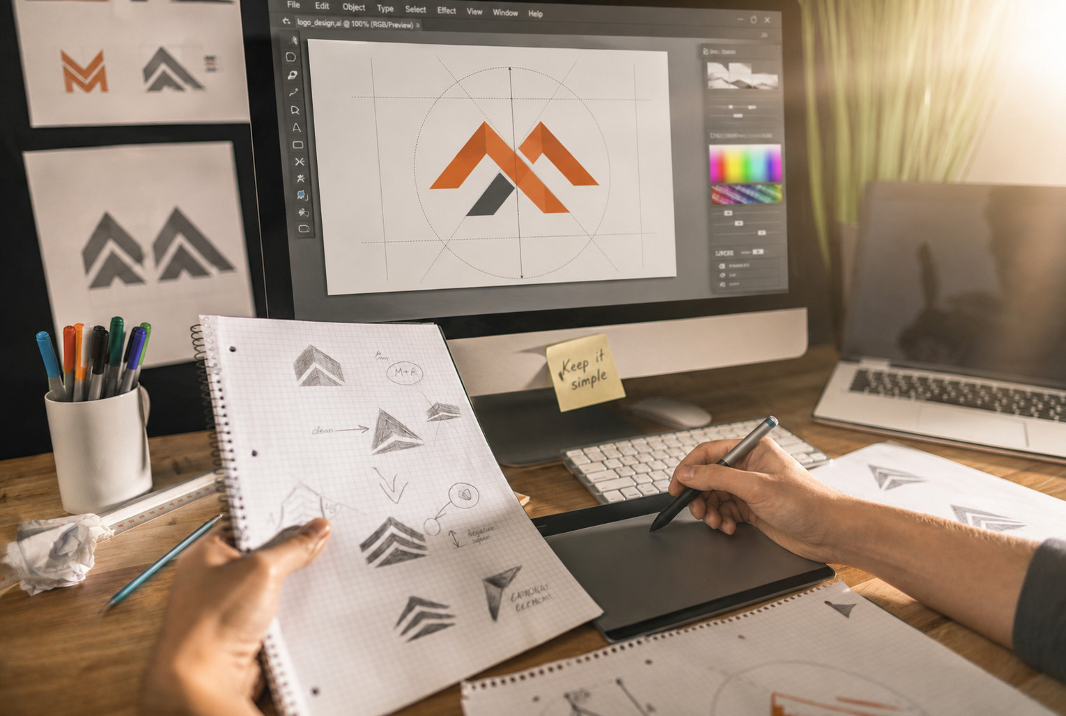 Sygnet jako samodzielny symbol graficzny identyfikujący markę