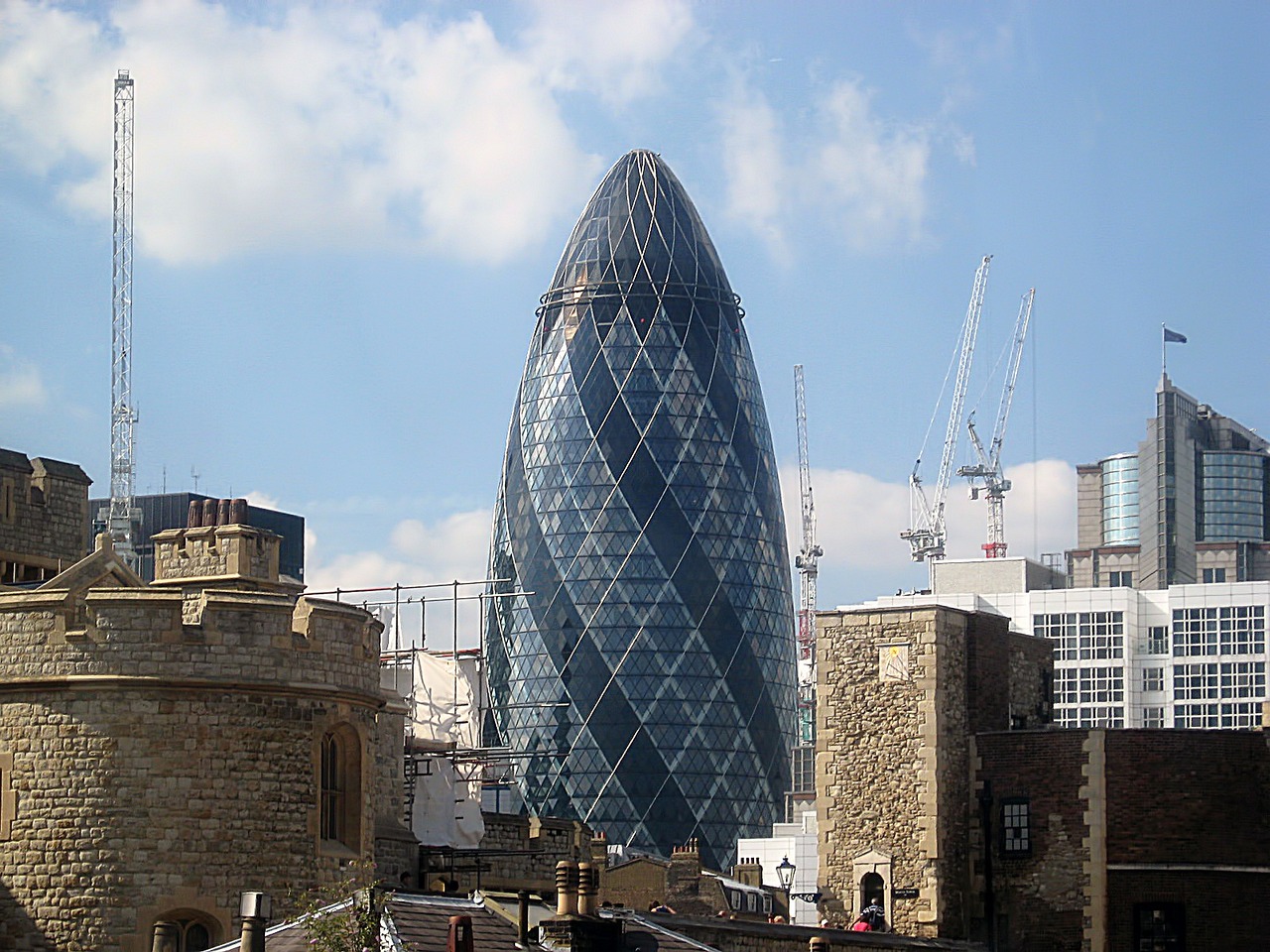 architektura Gherkin w Londynie