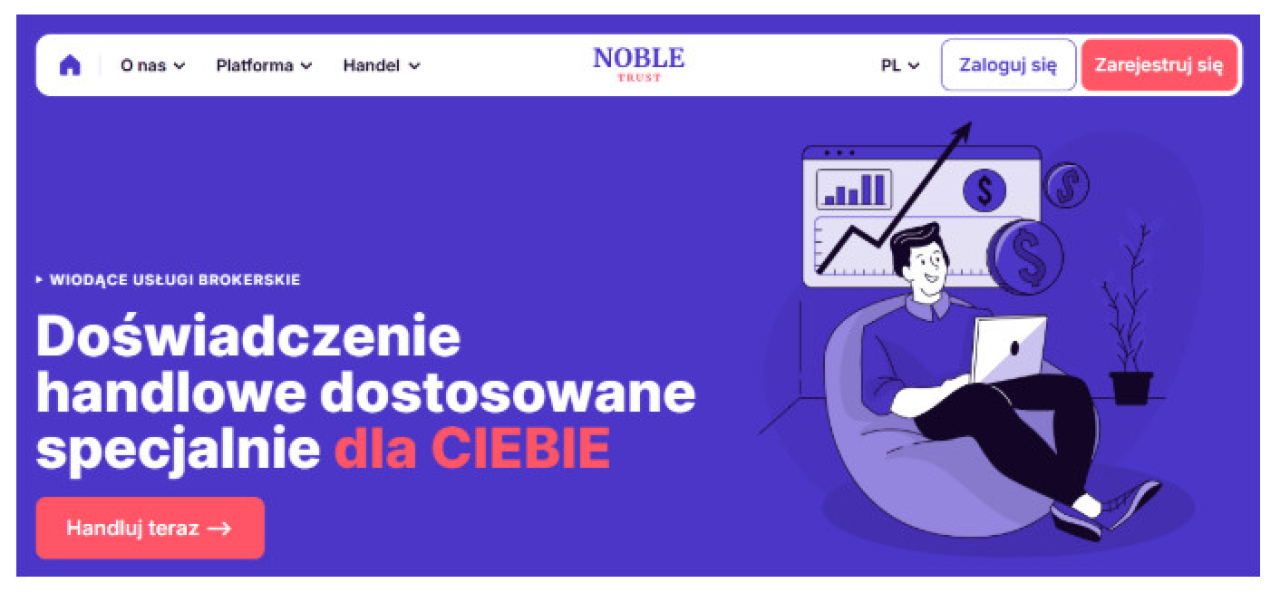 Recenzja Noble-Trust.com.co: Doświadczenie inwestycyjne stworzone z myślą o kontroli