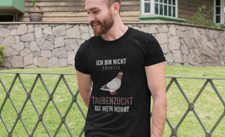 Taubenzüchter vereinigt euch: stylische T-Shirts, um eure Leidenschaft auszudrücken!