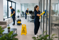 Moderne Büroreinigung - Hygiene, Nachhaltigkeit