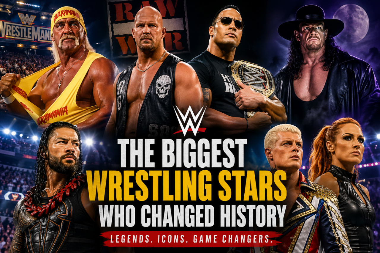 The biggest wrestling stars who changed the history of the sport