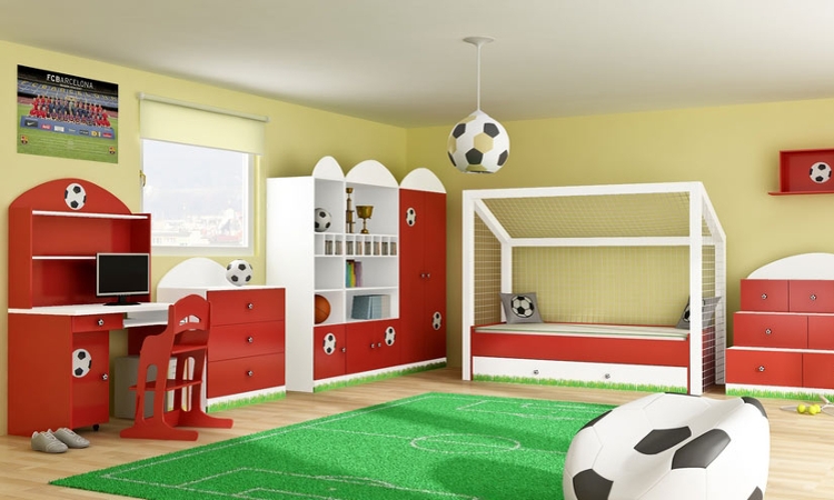 Z piłkarskiej murawy do pokoju dziecka